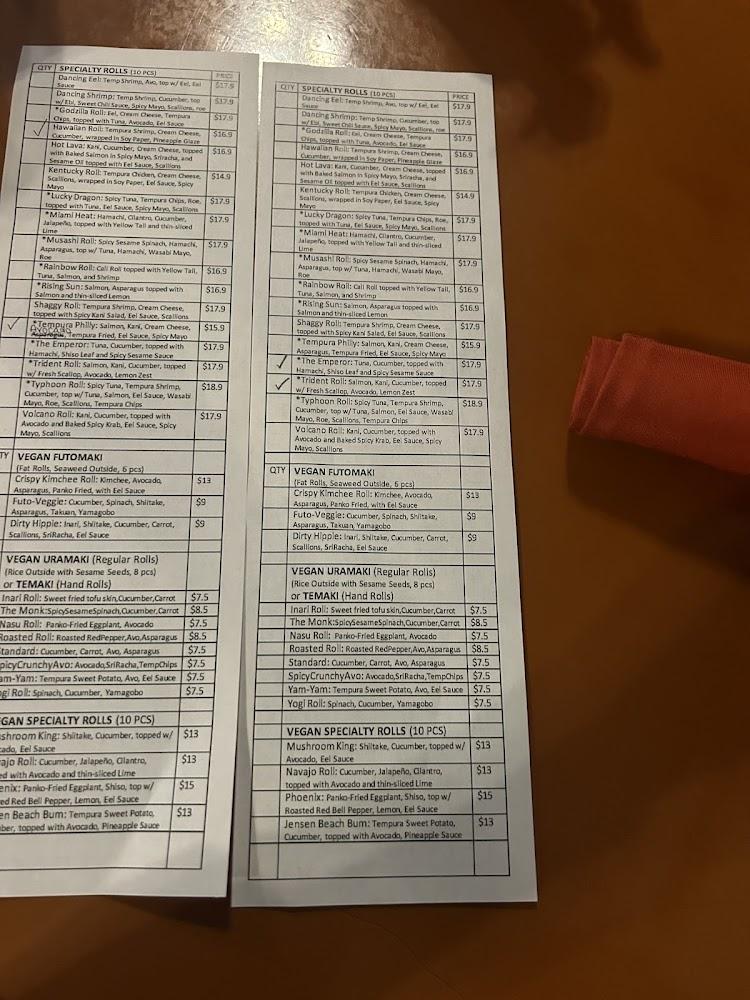 Zen of Sushi Lemon Octopus